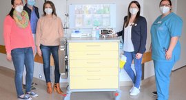 Spendenübergabe des Fördervereins Kinderklinik Diakonie Krankenhaus