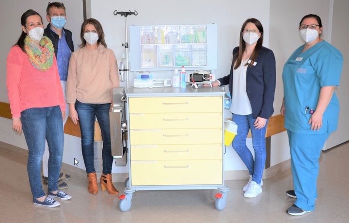 Spendenübergabe des Fördervereins Kinderklinik Diakonie Krankenhaus