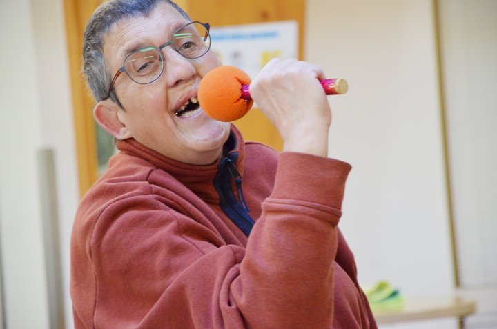 Proben für die Playback-Show