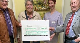 Spendenübergabe an Aenne Wimmers Hospiz