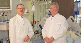 Zwei Chefärzte des Diakonie Krankenhauses