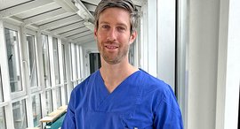 Portrait Mann, Oberarzt Endoskopie