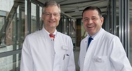 Chefärzte Dr. Stefan A. Müller und Dr. Faez Georg Chahoud