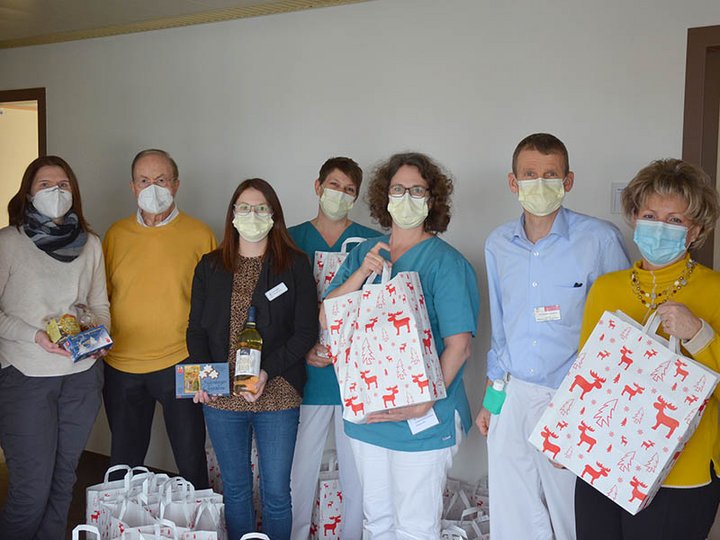 Spendenübergabe der Ossig-Stiftung