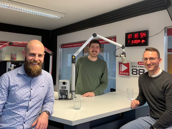 Interview bei Antenne Bad Kreuznach mit Maximilien Dockendorff und Christian Weiter