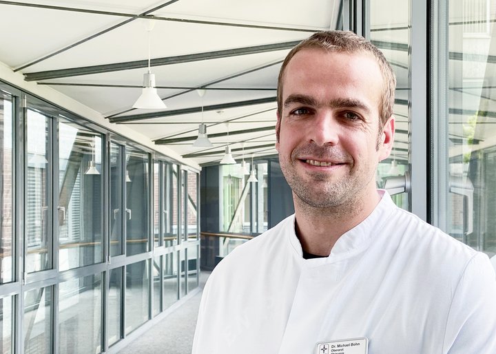 Dr. Michael Bohn ist Oberarzt Chirurgie an der Hunsrück Klinik Simmern