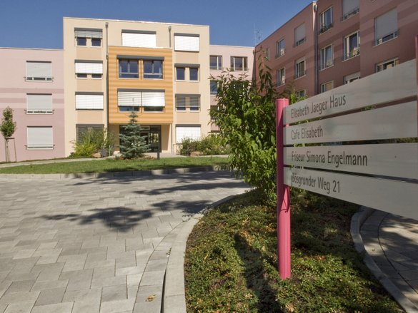 Eingangsbereich des Elisabeth Jaeger Hauses in Bad Kreuznach