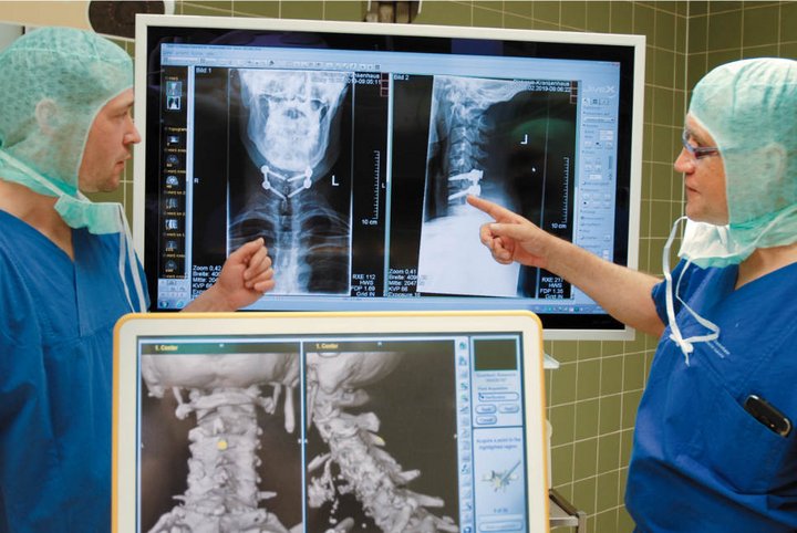 Bilder auf großem Bildschirm 