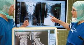 Bilder auf großem Bildschirm 