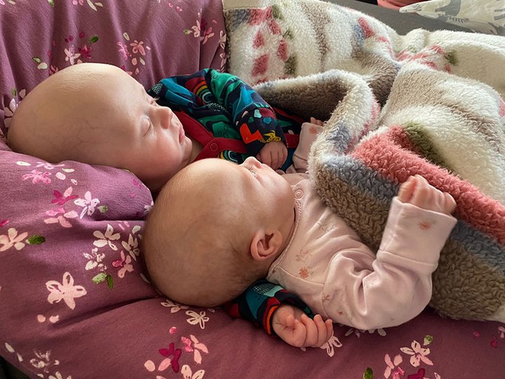 Die Zwillinge Lilli und Paul Hemmes