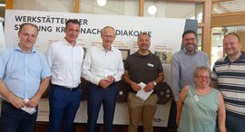 Politische Prominenz beim Tag der offenen Tür 2023 der Diakonie Werkstatt Bad Kreuznach 1 der Stiftung kreuznacher diakonie