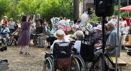 Impression vom Sommerfest in der Behindertenhilfe 2024 Stiftung kreuznacher diakonie