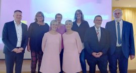 Geehrte bei der Dekadenfeier 2023 | 40 Jahre bei der Stiftung kreuznacher diakonie