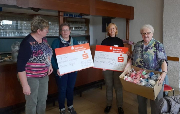 Spendenübergabe an Fliedner Hospiz Neunkirchen