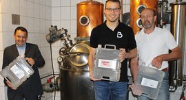 Kreuznacher Diakonie erhält 200 Liter hochprozentigen Alkohol zur Herstellung von Desinfektionsmittel.