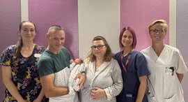 Dominik war die 1.000 Geburt in Bad Kreuznach