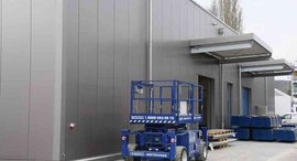 Neue Lagerhalle der Werkstätten der Stiftung kreuznacher diakonie