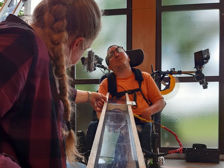 Markus Heidrich, wohnt in der Stiftung kreuznacher diakonie und spielt bei den Sportfreunden Diakonie