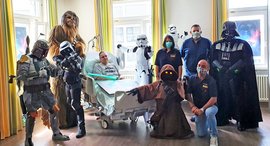 Gruppen Foto im Paul Marien Hospiz 