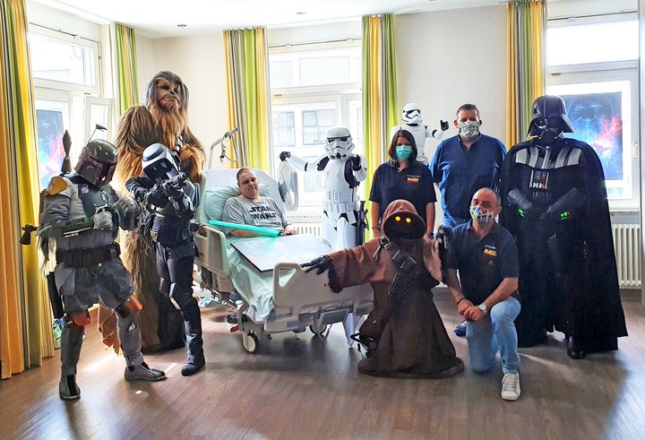 Gruppen Foto im Paul Marien Hospiz 