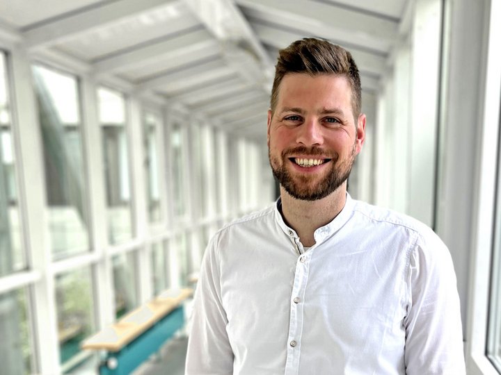 Pflegedirektor Marc Detzler im Diakonie Klinikum Neunkirchen