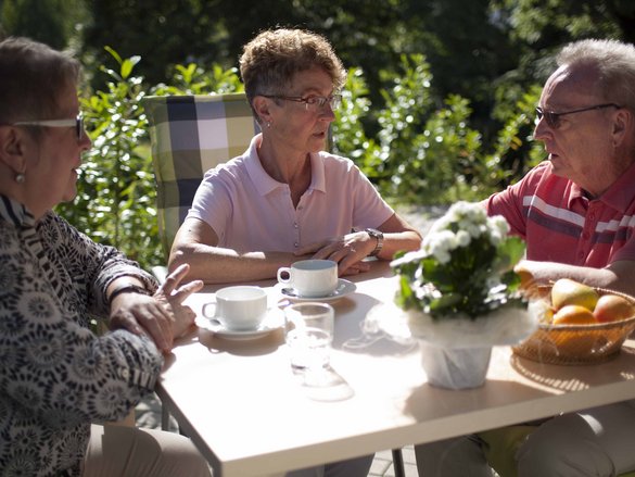 Fliedner Hospiz - im Garten